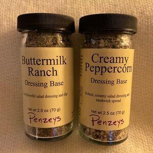 Penzeys Spices Dressing Bases Buttermilk Ranch / Creamy Peppercorn Exp 11/26 NEW